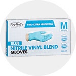 Nitrile Vinyl Blend Gloves